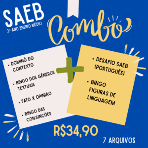 Combo SAEB 3º Ano Ensino Médio