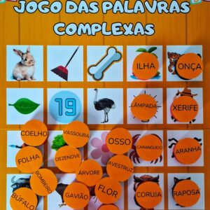 Jogo das palavras complexas