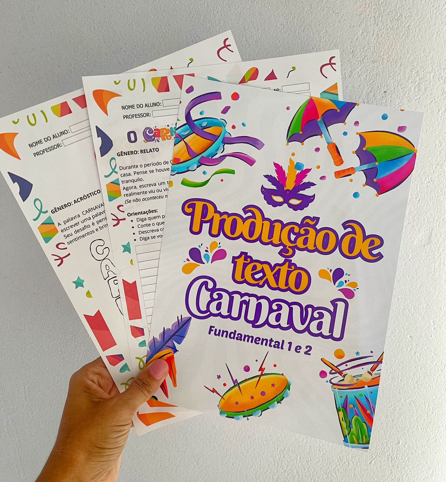 Produção de texto - Carnaval